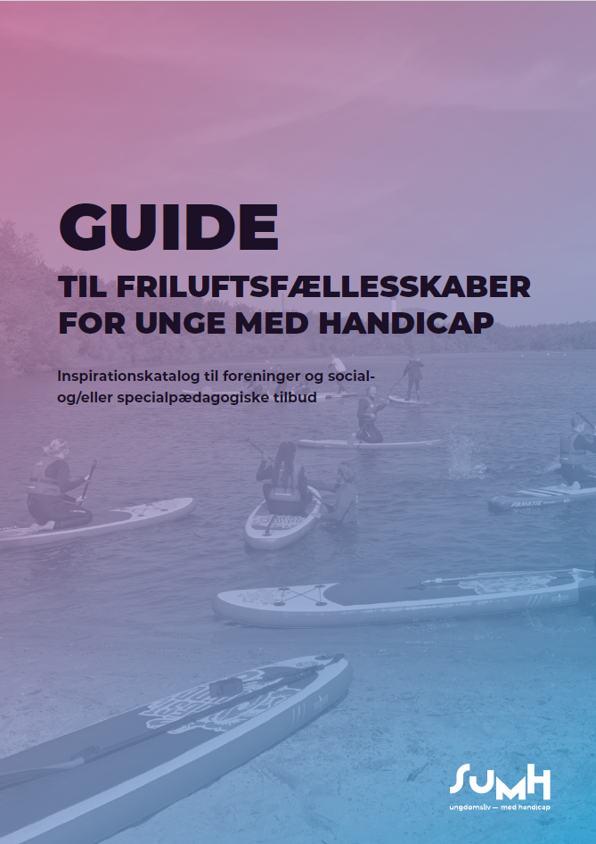 Forside af Guide til friluftsfællesskaber for unge med handicap